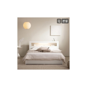 삼익가구 봄맞이특가엔느 LED 평상형 침대(파워 본넬스프링 매트리스