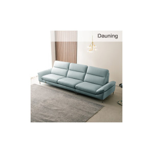 다우닝 스툴증정 시엘 4인 전체 통가죽 소파