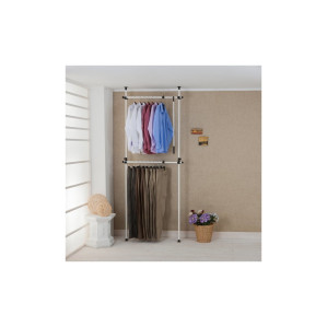 고정행거 블랙 (25mm) 2단 기린산업